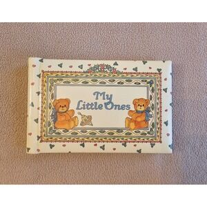 Vtg Lucy Rigg C.R. Gibson My Little Ones Photo Album 80s Teddy Bear Brag Book